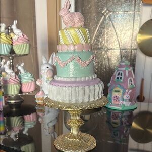 Pastel Easter Cake Decoration